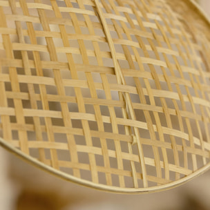 Suspension aérienne en forme de fleur en bambou d67cm PEONIA