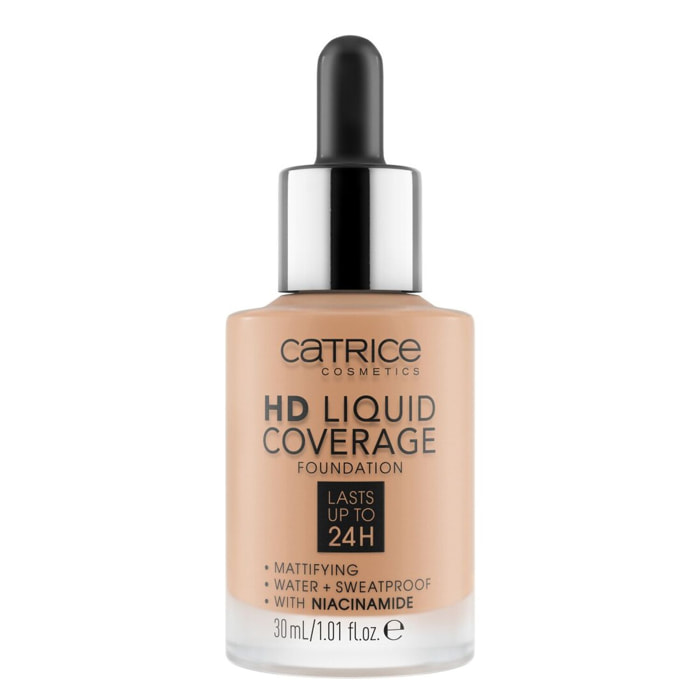 Hd Liquid Coverage Foundation - Fond de Teint Liquide Haute Couvrance 30ml