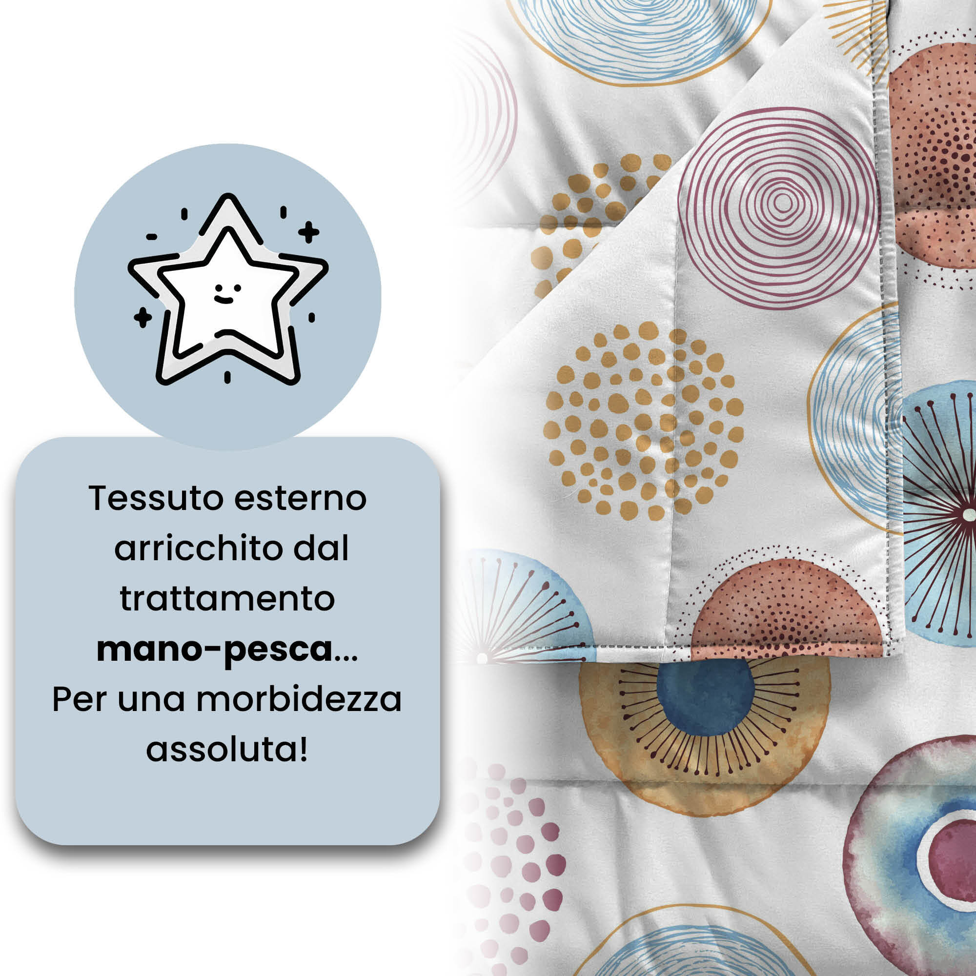 TRAPUNTINO ESTIVO BASIC, 100gr - Made in Italy - MATRIMONIALE