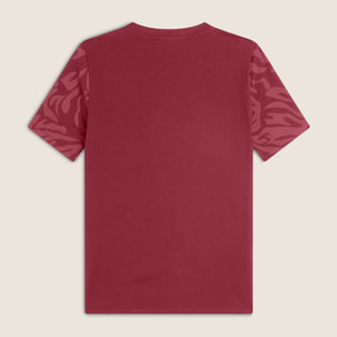 T-shirt donna regular fit con dettagli floreali