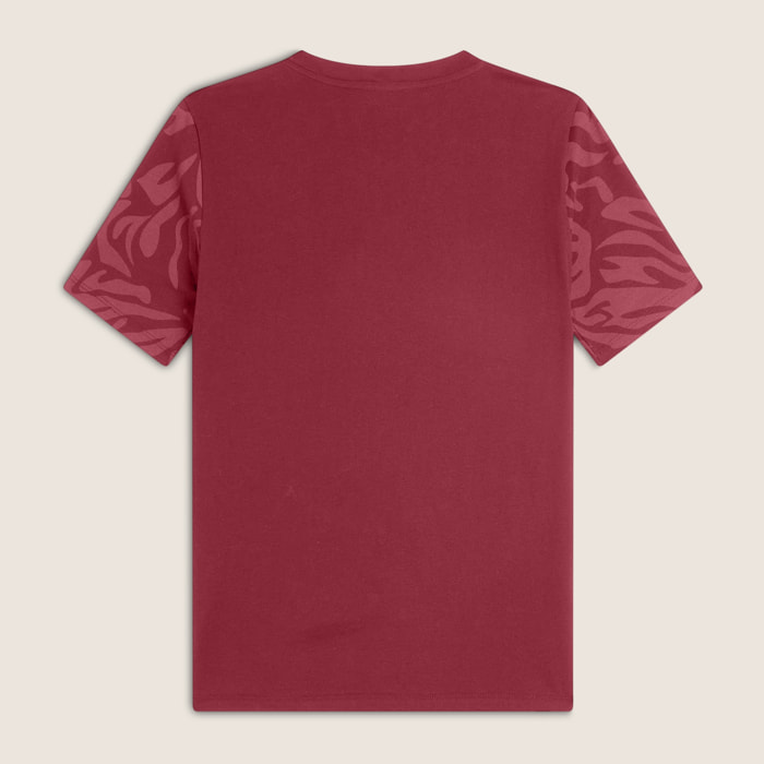 T-shirt donna regular fit con dettagli floreali