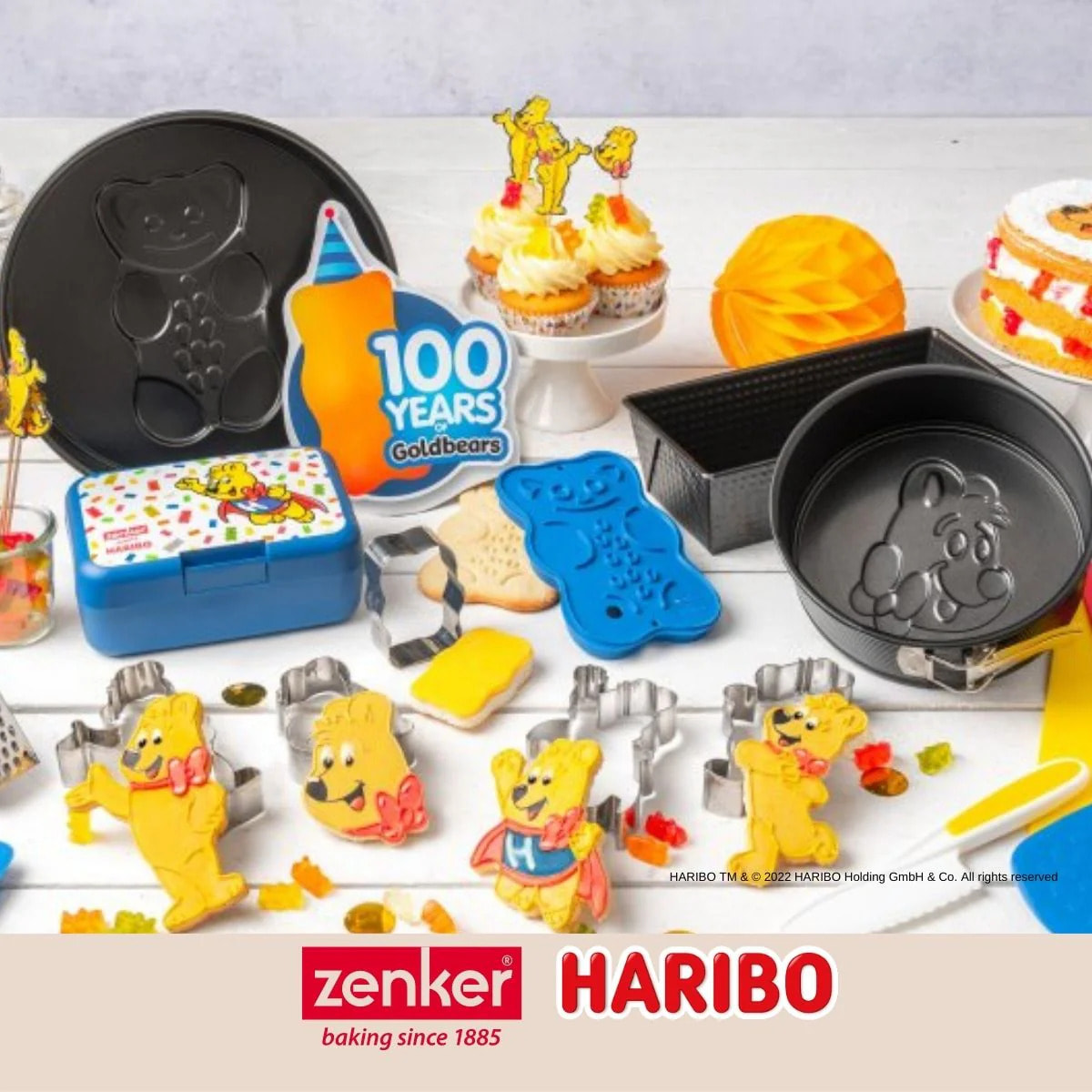 Lot de 50 moules à muffins en papier 6 cm Zenker Haribo