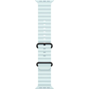 Bracelet APPLE 49mm Océan bleu glacier - Titane noir