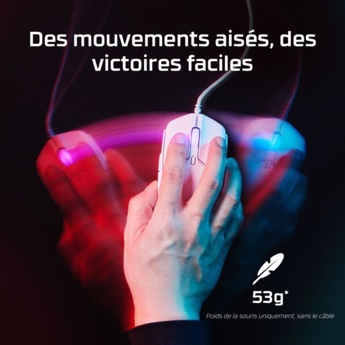 Souris Gamer Filaire HYPERX PULSEFIRE HASTE 2 BLACK