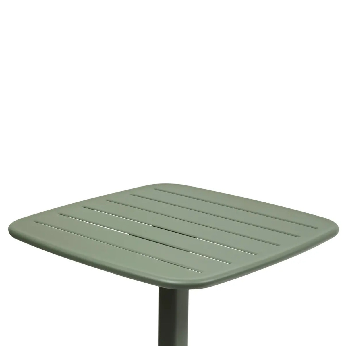 Table haute de jardin 2 places Alegoria 70x70cm vert laurier