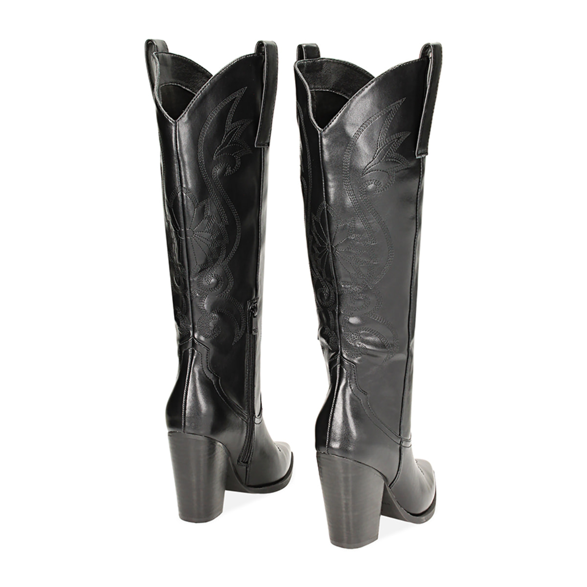 Botas tejanas negro-gris