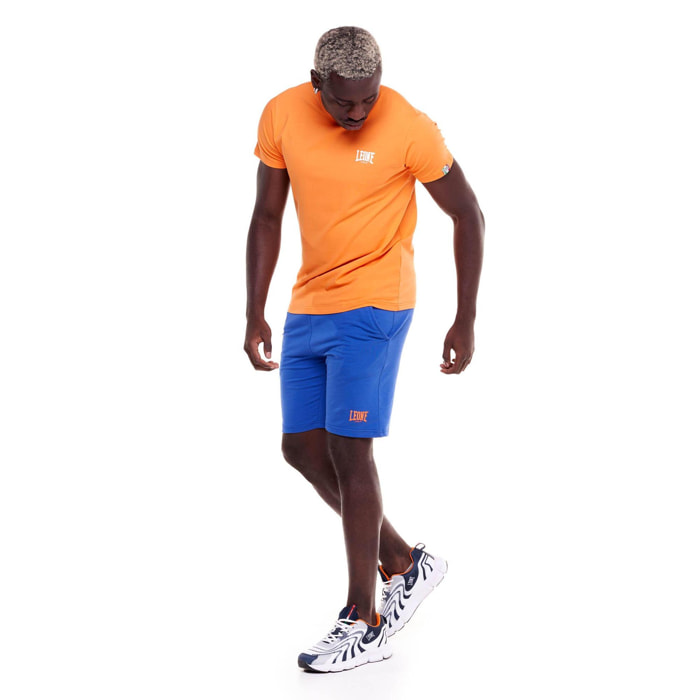 Camiseta básica de manga corta para hombre con logo pequeño