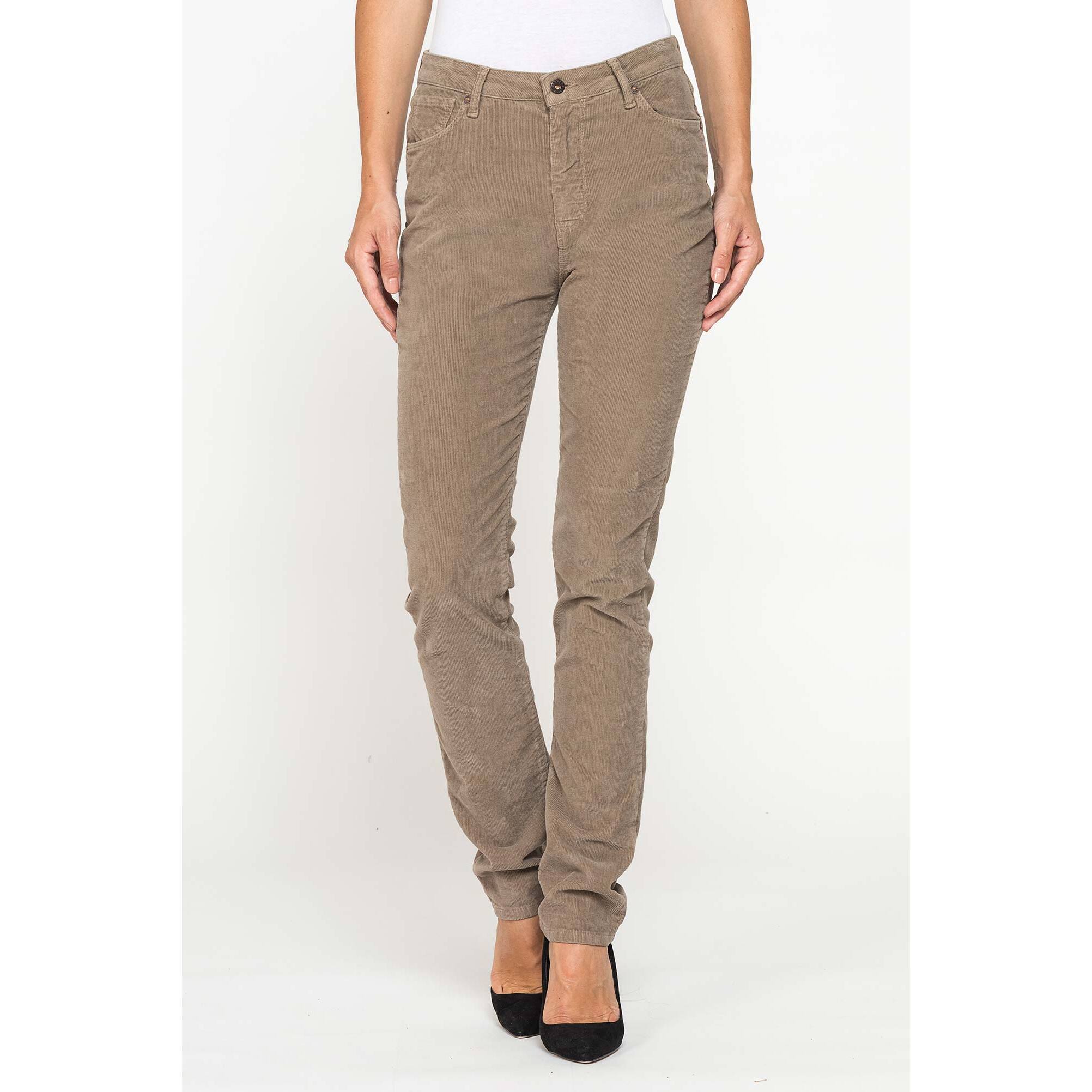 PANTALONE CINQUE TASCHE COMFORT FIT IN VELLUTO STRETCH 1000 RIGHE