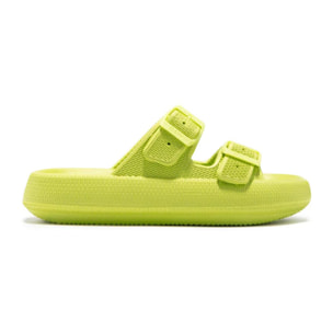 Sandalias de EVA color lima