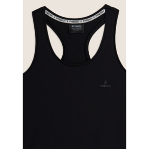 Completo sportivo in cotone con canotta e bermuda