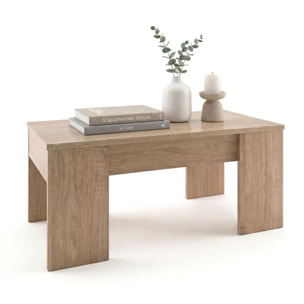 Mesa de centro elevable Vita Roble Canadian