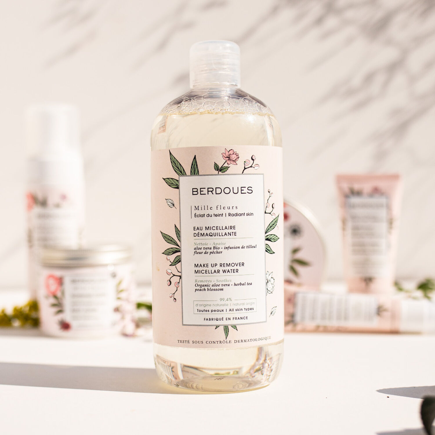 Mille Fleurs Eclat - Eau Micellaire Démaquillante Aloe Vera Bio