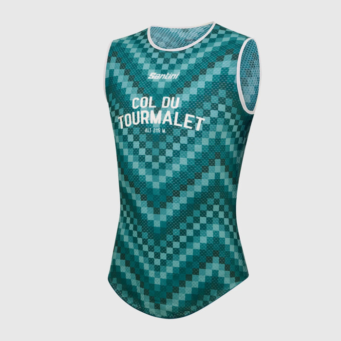 Maillot Jaune Col Du Tourmalet Sous-maillot Homme - Vert