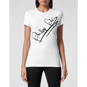 PHILIPP PLEIN Camiseta de cuello redondo SIGNATURE