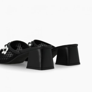 SANDALIAS NEGRAS LUDES