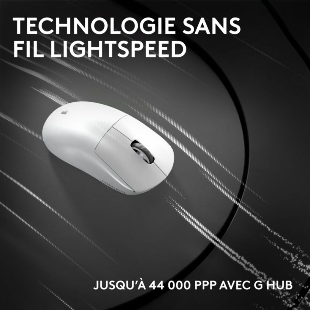 Souris Gamer Sans Fil LOGITECH Pro X superlight 2 compact Blanc