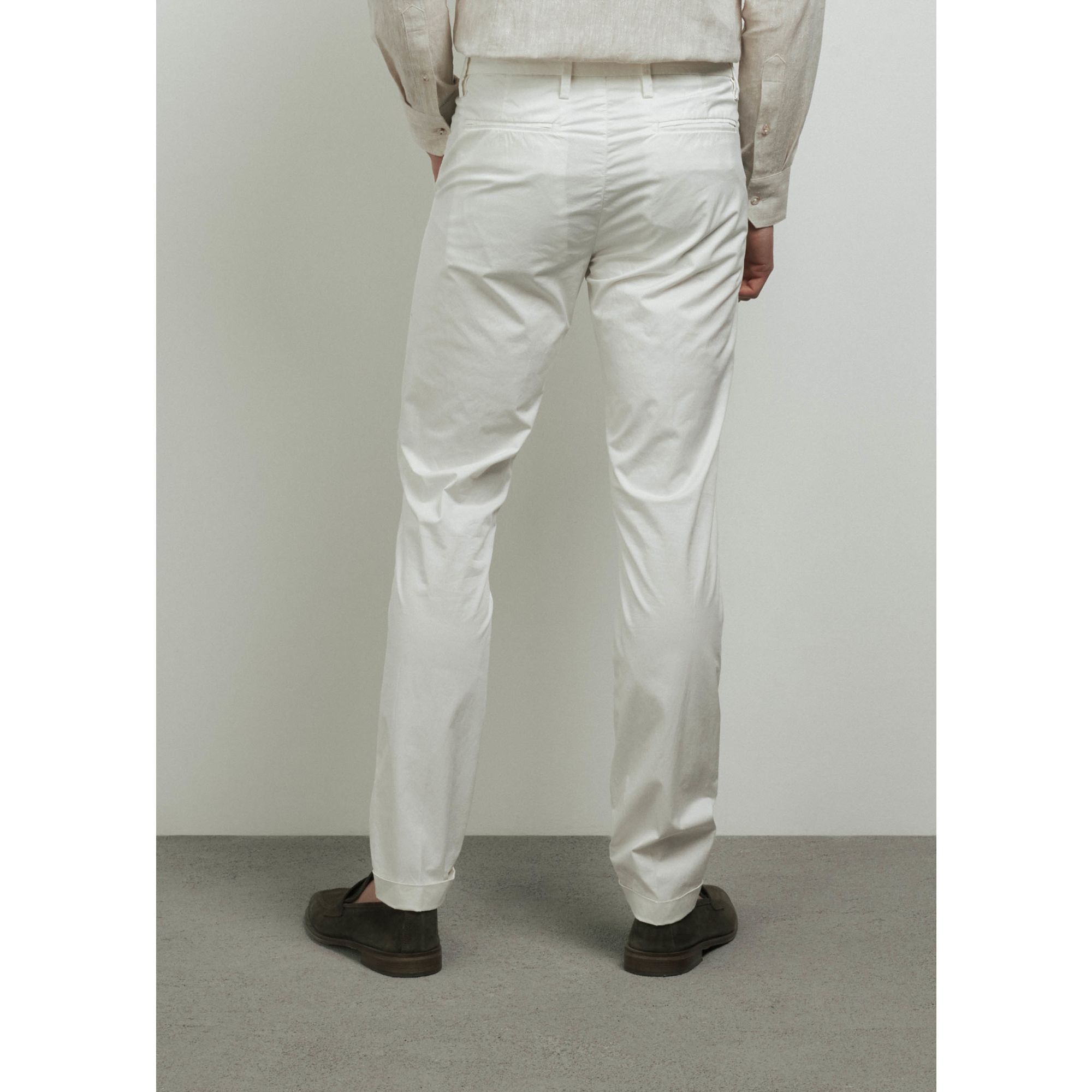 PANTALONE BIANCO CONBIPEL