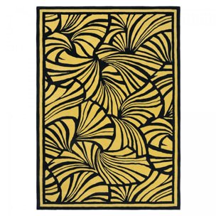 Tapis salon et chambre fait à la main en laine motif abstrait YOIL