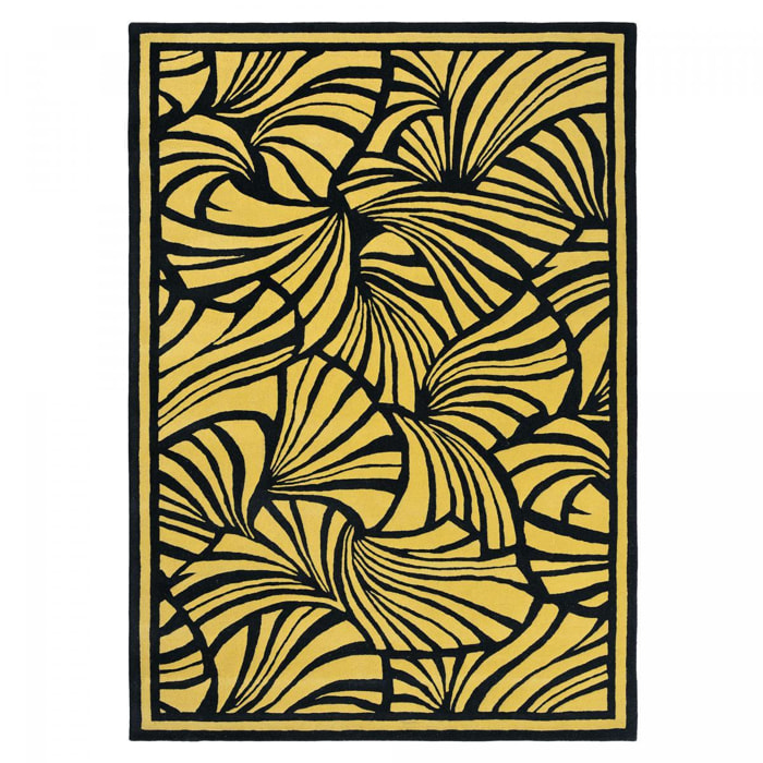 Tapis salon et chambre fait à la main en laine motif abstrait YOIL