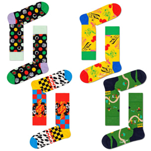 Set 4pares de calcetines happy socks