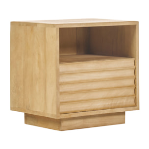Table de chevet avec tiroir en bois manguier massif MATCHA
