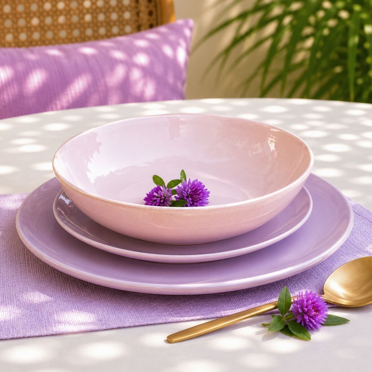 Lot de 6 assiettes creuses, TERRA