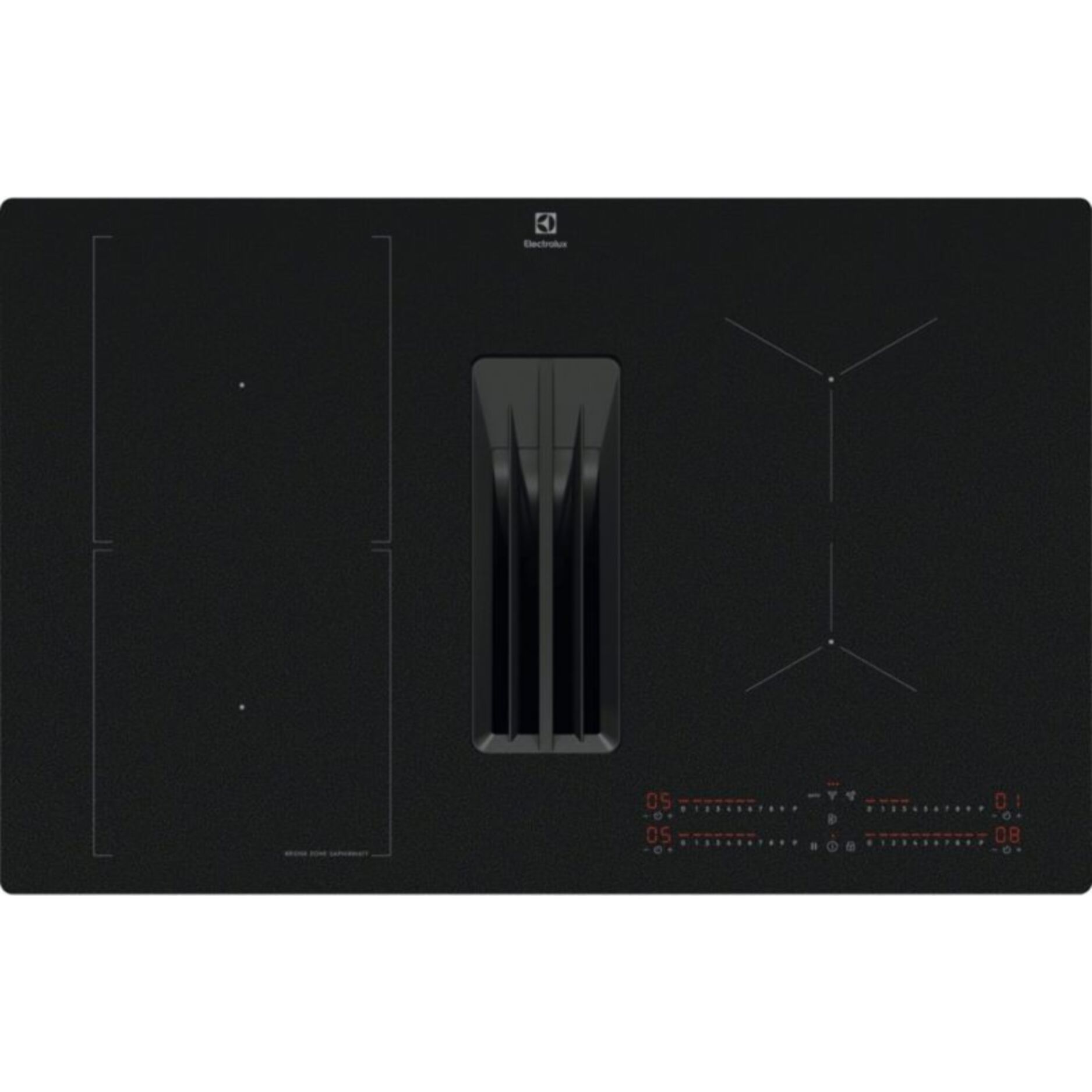 Plaque induction aspirante ELECTROLUX KCC83443CZ SaphirMatt