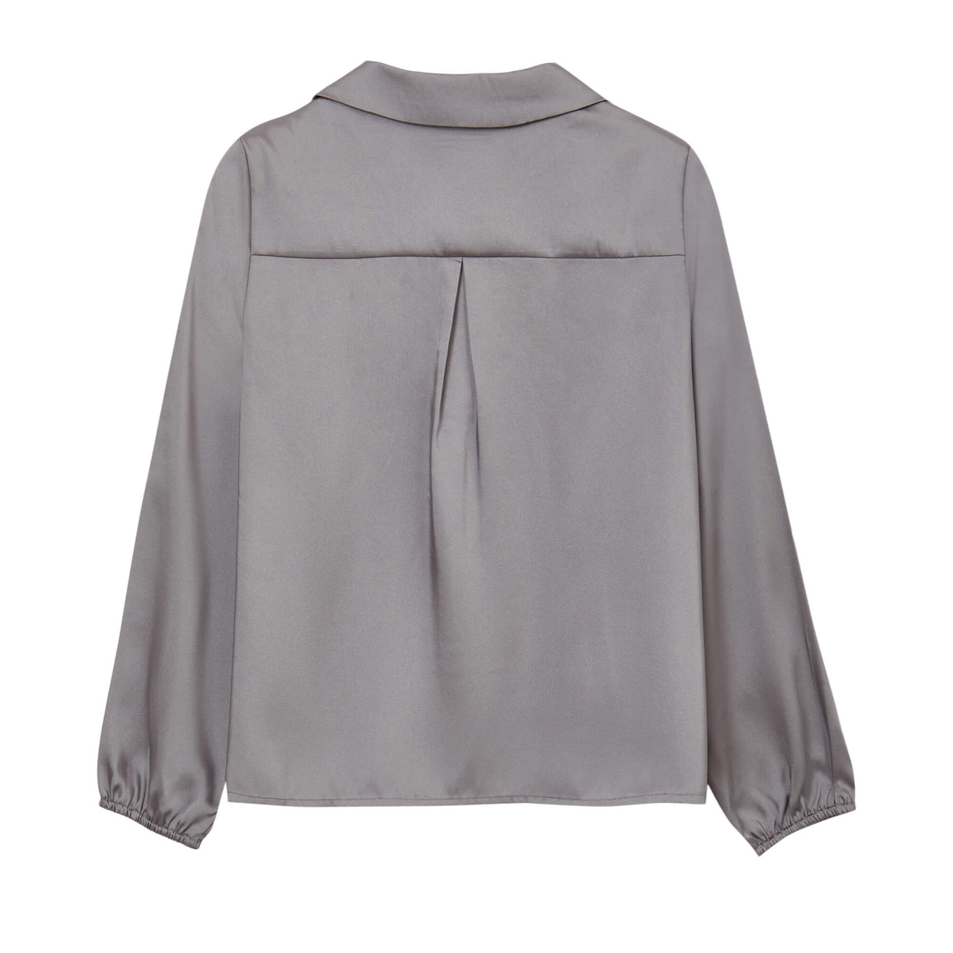 Blusa raso con rever