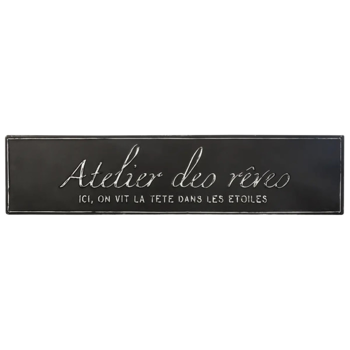 Plaque citation murale 78x18cm