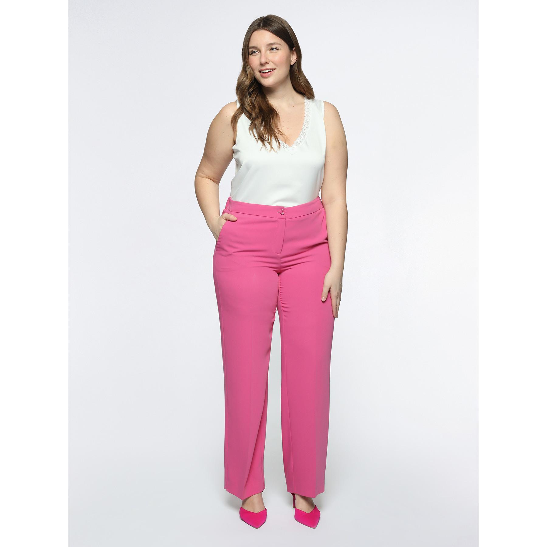 Fiorella Rubino - Pantalones rectos - Fuchsia