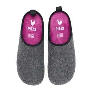 Zapatillas De Casa Lanna Woman Morado & Grafito