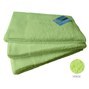 Set salvietta 3 pezzi 60x110 cm verde