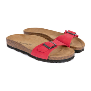 SANDALIA BABUNKERS ROJO