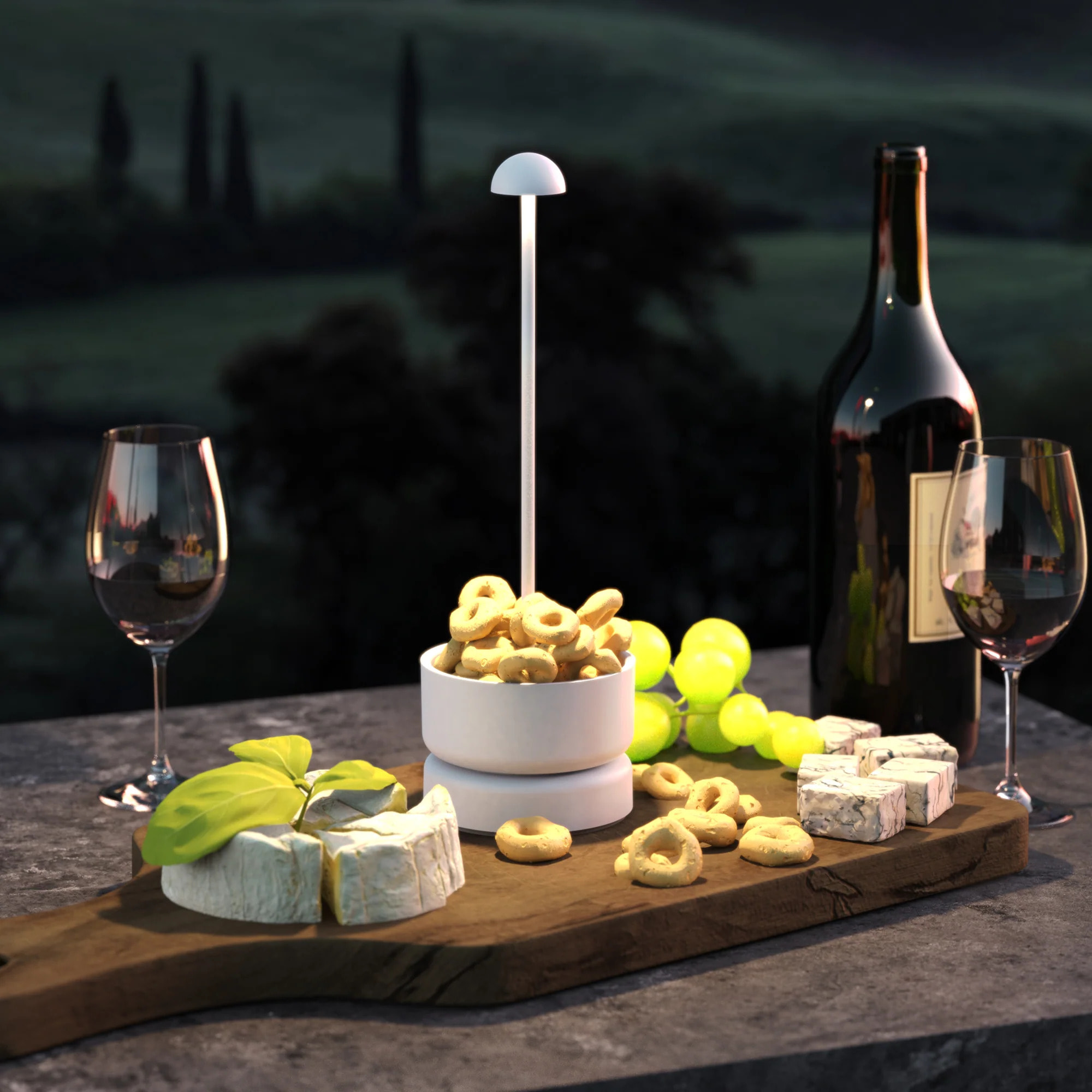 Lampe de table sans fil BASKET H31CM