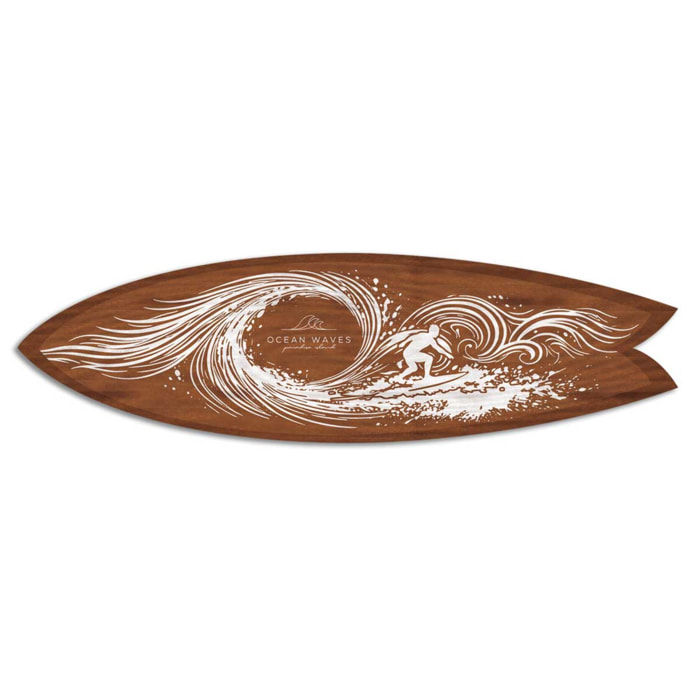 Planche décorative de surf Océan Waves Tableau alu Dibond