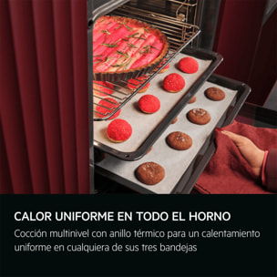 AEG Horno multifunción Serie 7000 MealAssist con Display CookSmart Touch 4,3 '', con WiFi TE8PB731AB