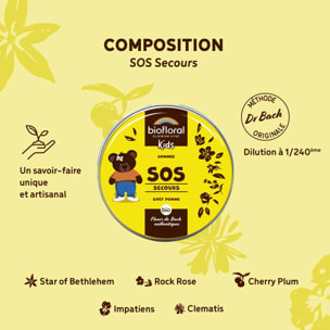 Biofloral - Enfants SOS Secours Jour - Bio - 45 gr