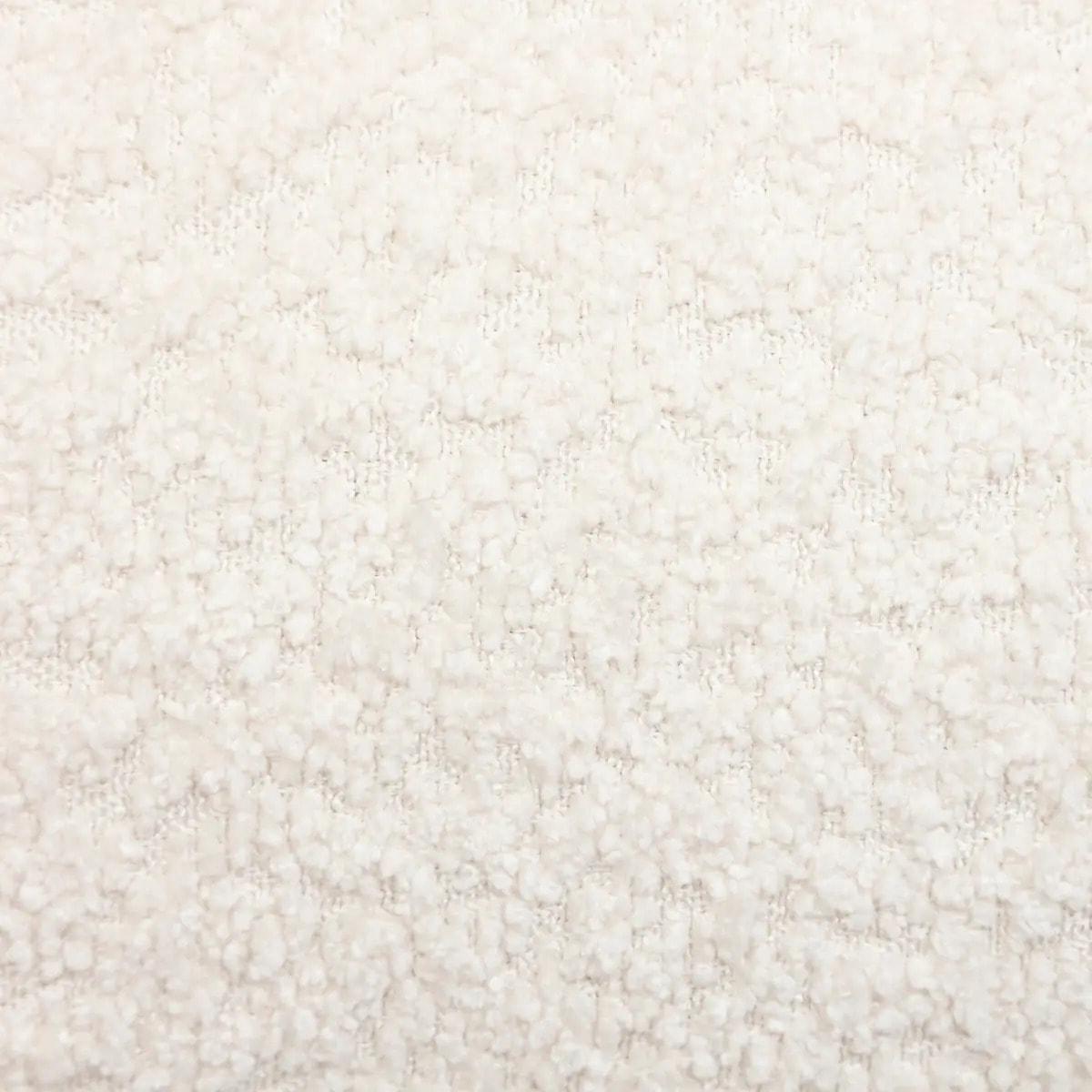 Coussin bouclette Soana blanc ivoire 30x50cm