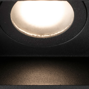 HYDE SQ Empotrable negro cuadrado