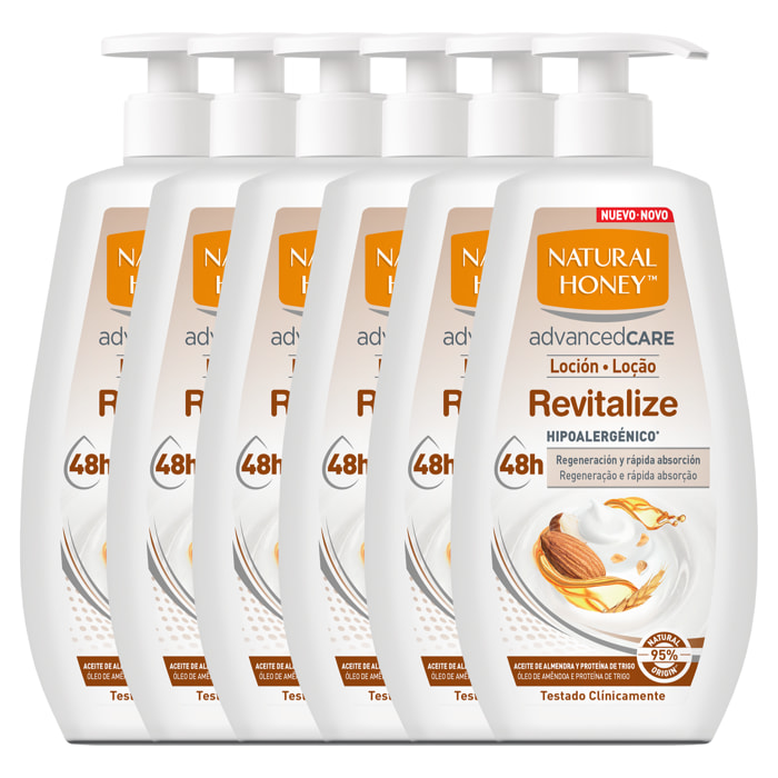 PACK 6X LOCIÓN CORPORAL HIPOALERGÉNICA REGENERATE NATURAL HONEY