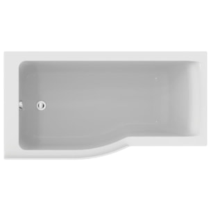 Ideal Standard baignoire pour bain douche 150x80 asymétrique Connect Air gauche blanc