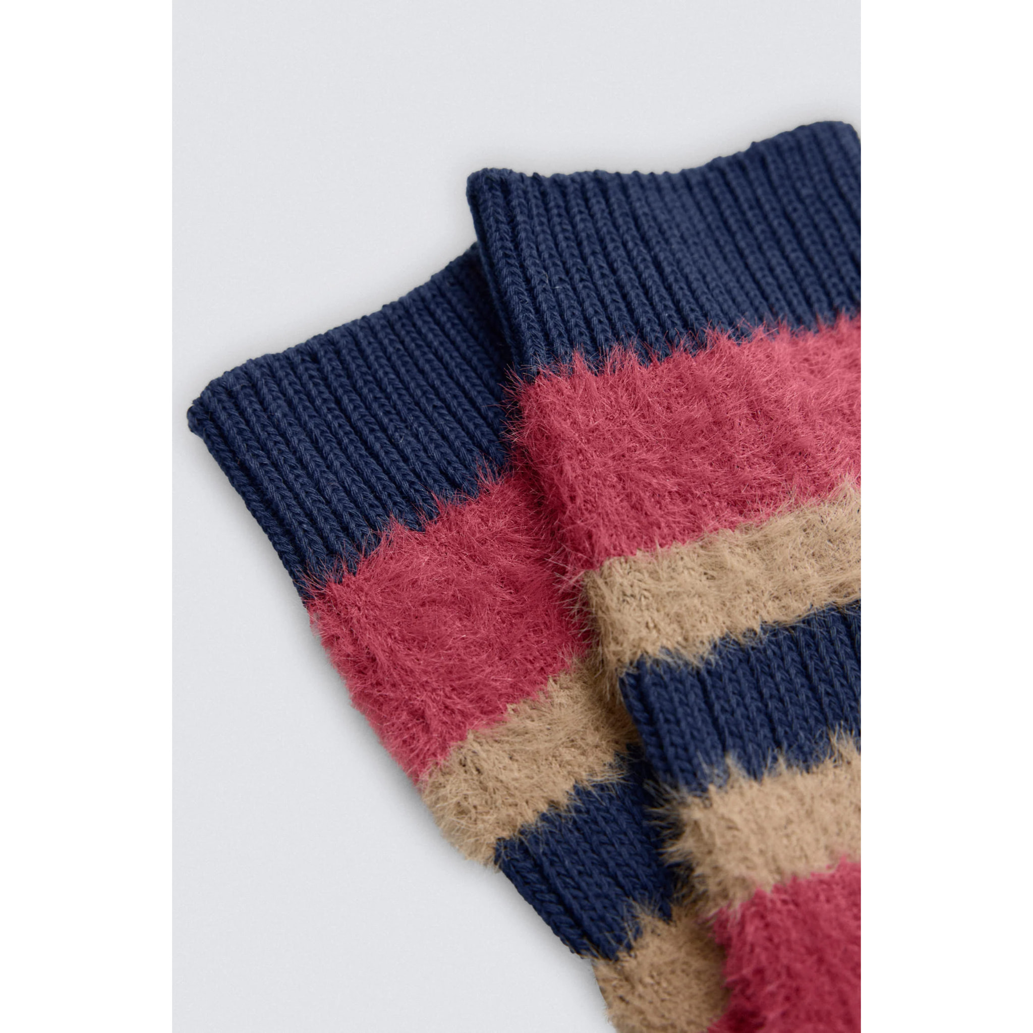 Confezione da 3 calzini da donna a righe extra morbidi