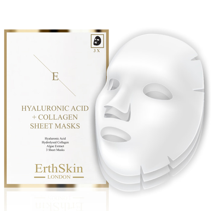 Mascarilla de ácido hialurónico y colágeno