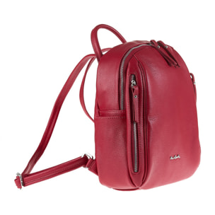 Zaino da donna in pelle Made in Italy - Modello Céleste Nova - Casual - 26.0 x 30.0 x 11.0 cm