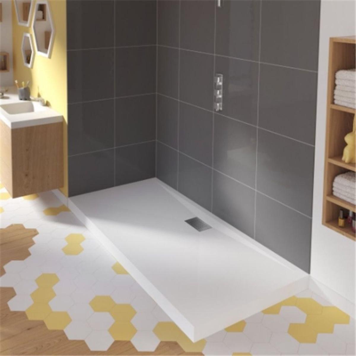 Receveur de douche KINEDO Kinesurf biotec rectangle Blanc 90 x 70 x 4