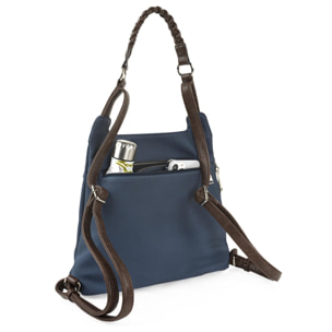 Bolso Mochila Mujer Lois Indiana Azul