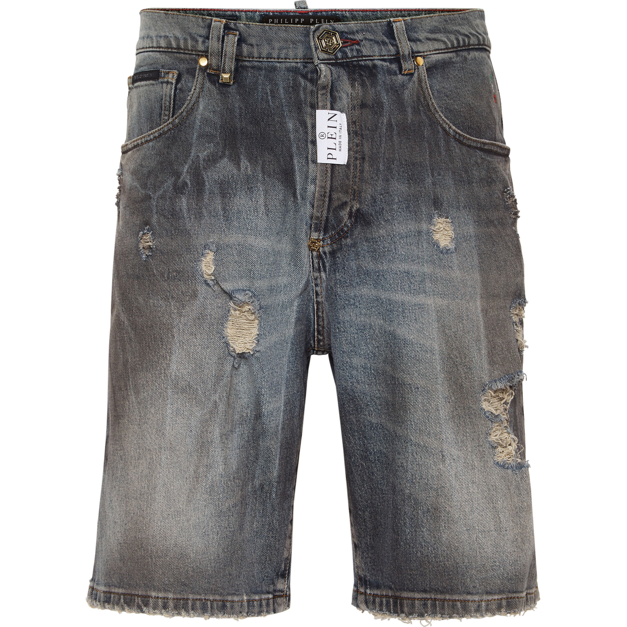 PHILIPP PLEIN DENIM SHORTS