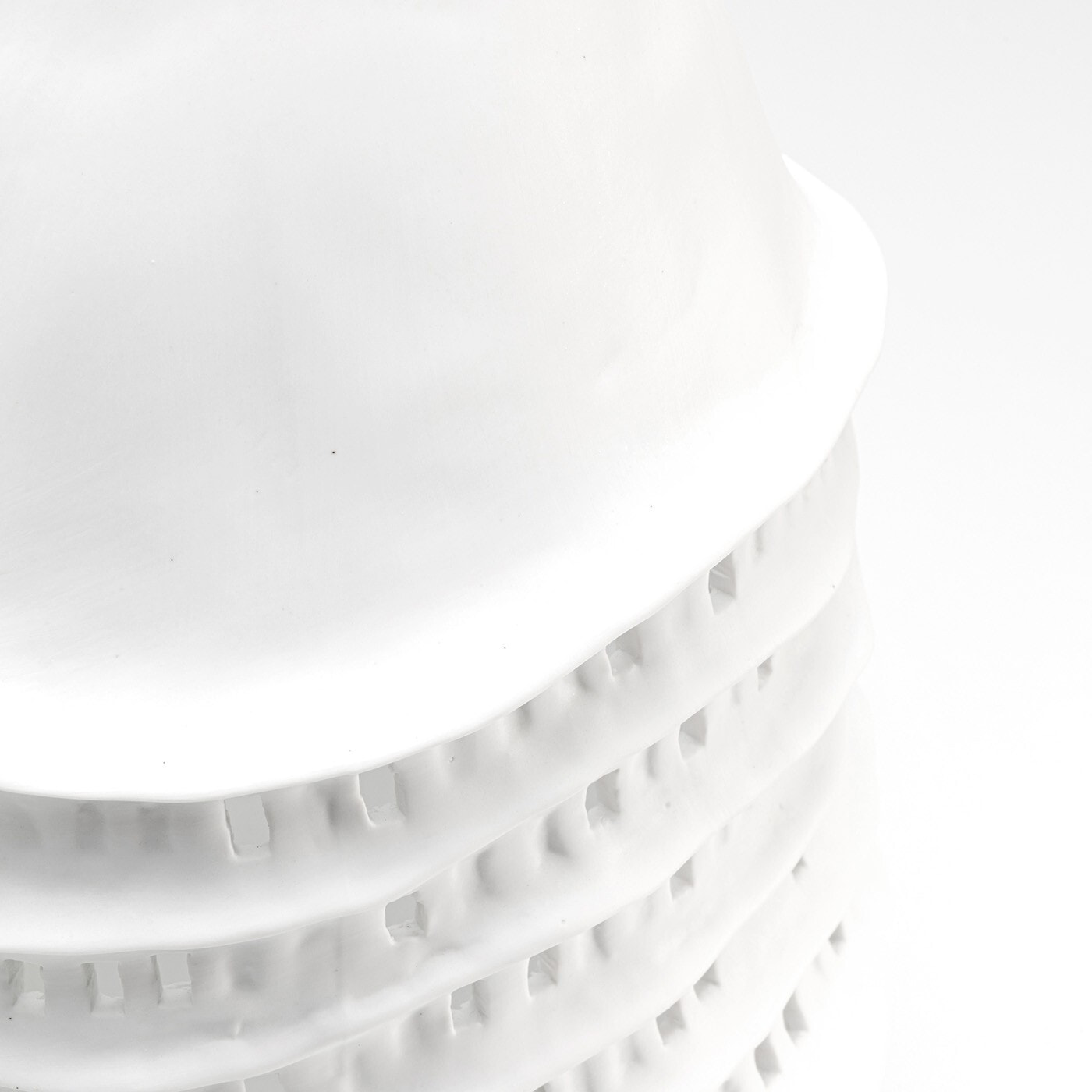 Vase anémone 39cm blanc Kare Design