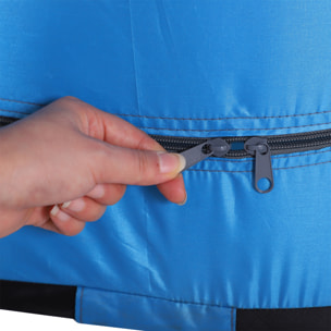 Carpa Vestidor de Poliá©ster Oxford Metal 1,2x1,2x1,9m Azul