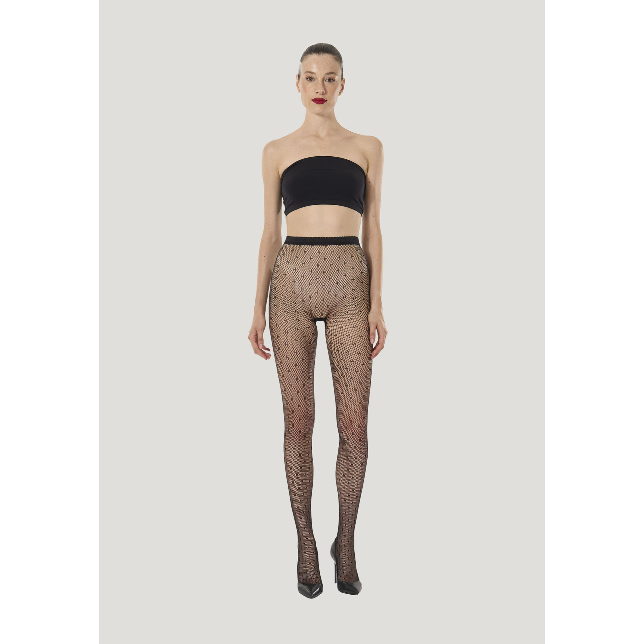 Collant Dotted Net Tights